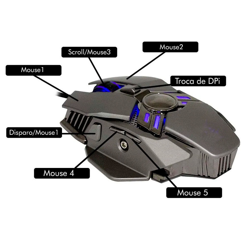 Miniatura: MOUSE GAMER FY WARRIOR - FY-701