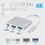 Miniatura: Adaptador Type-C Dex Para Samsung Usb 3.1 Tipo C Hub Thunderbolt 3.0 X Hdmi Usb