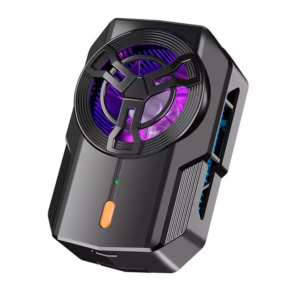 Cooler Portátil para Celular MSR-718 com Semicondutor, RGB e Bateria Recarregáve