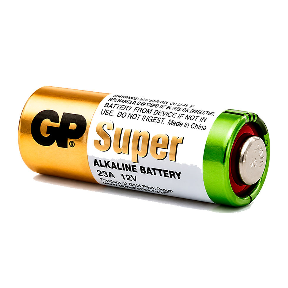 Miniatura: Pilha Alcalina GP Super A23a 12V (MN21 / V23GA) – Cartela com 5 Unidades
