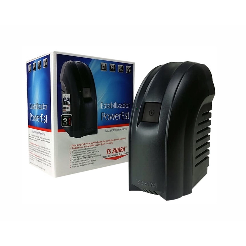 Miniatura: Estabilizador ts Shara PowerEst Home Monovolt 300VA 115V - 9000
