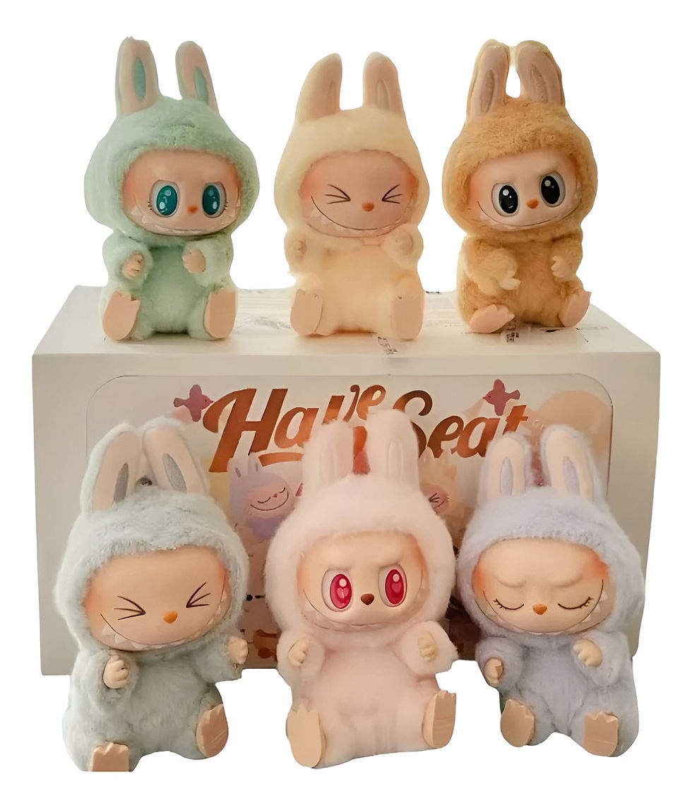 Miniatura: Ursinho Labubu Chaveiro Pelucia Surpresa Premium Kawaii Cute
