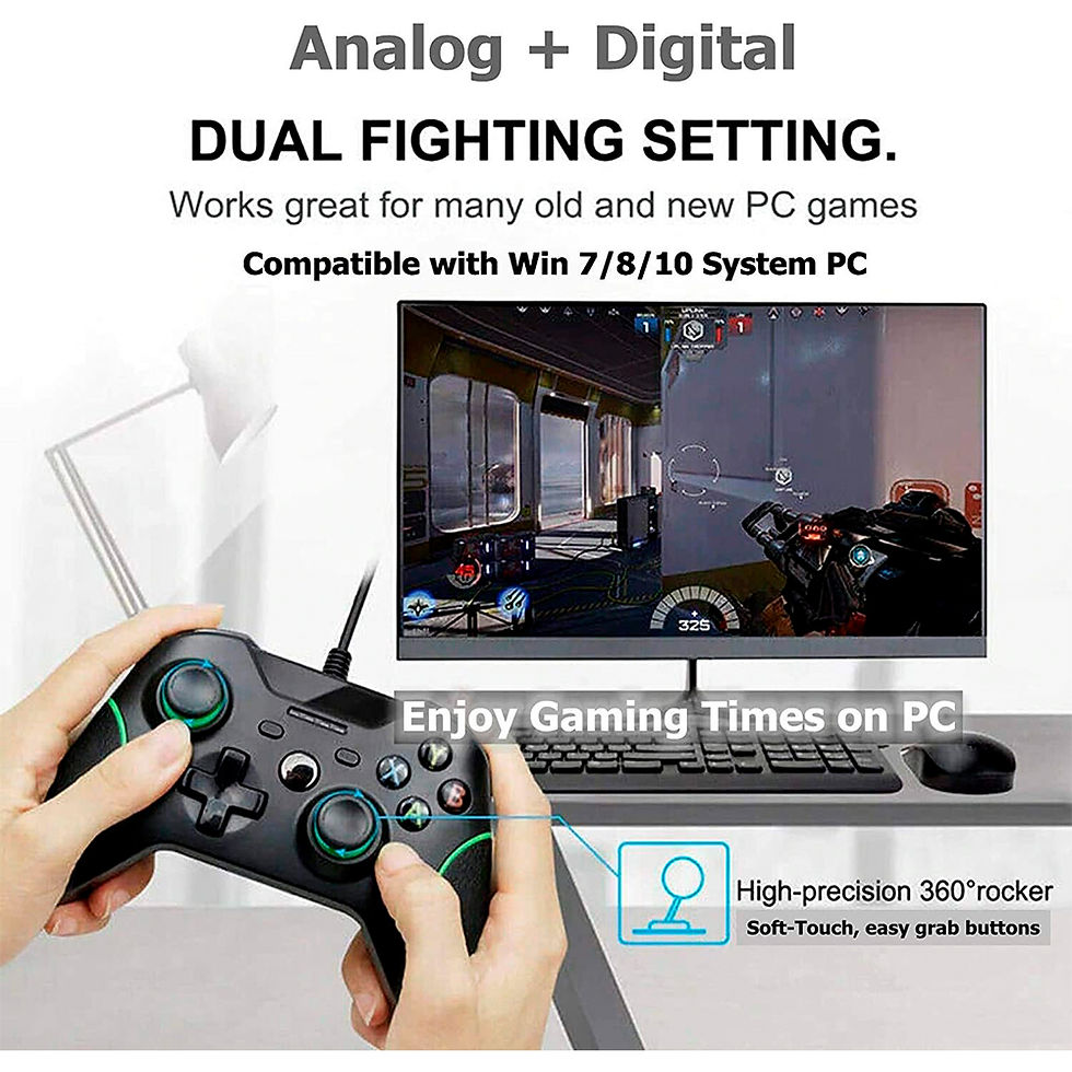 Miniatura: Controle com fio para Xbox one USB com porta de fone de ouvido para Xbox One/PC