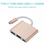 Miniatura: Adaptador Type-c Para Hdmi Com Usb3.0 Macbook Le-5573