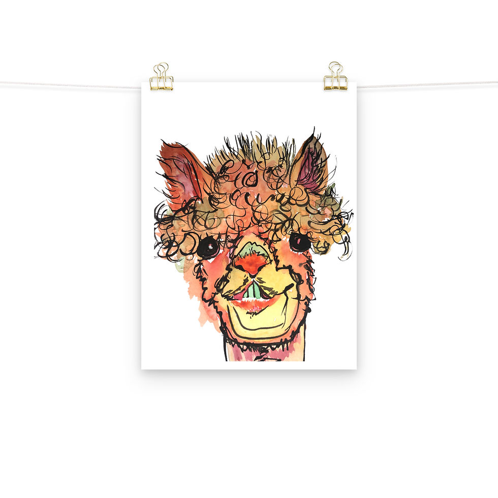 Thumbnail: Llama Print