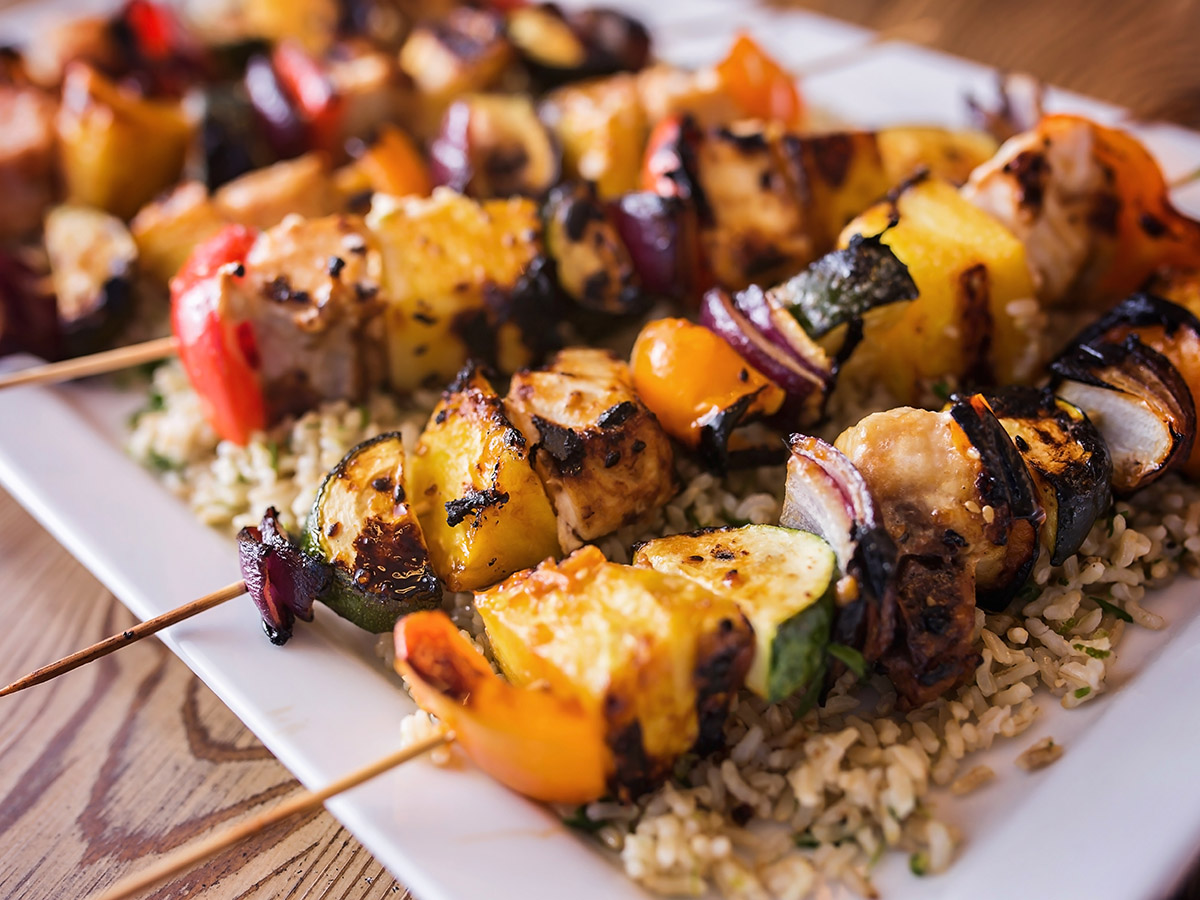 Grilled Seafood Skewers