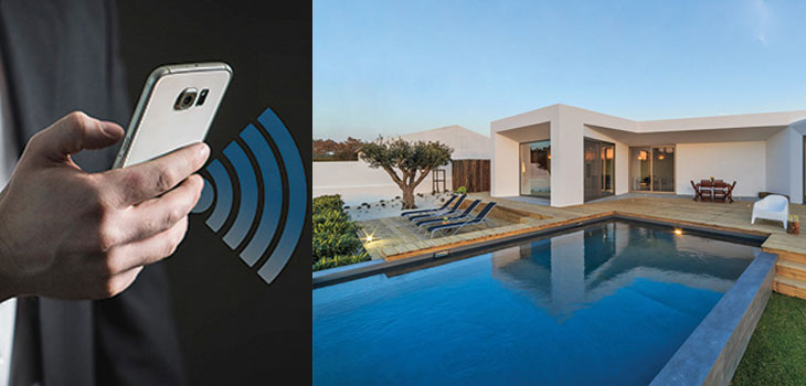 Remote control for pool