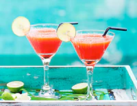 Watermelon Basil Cooler