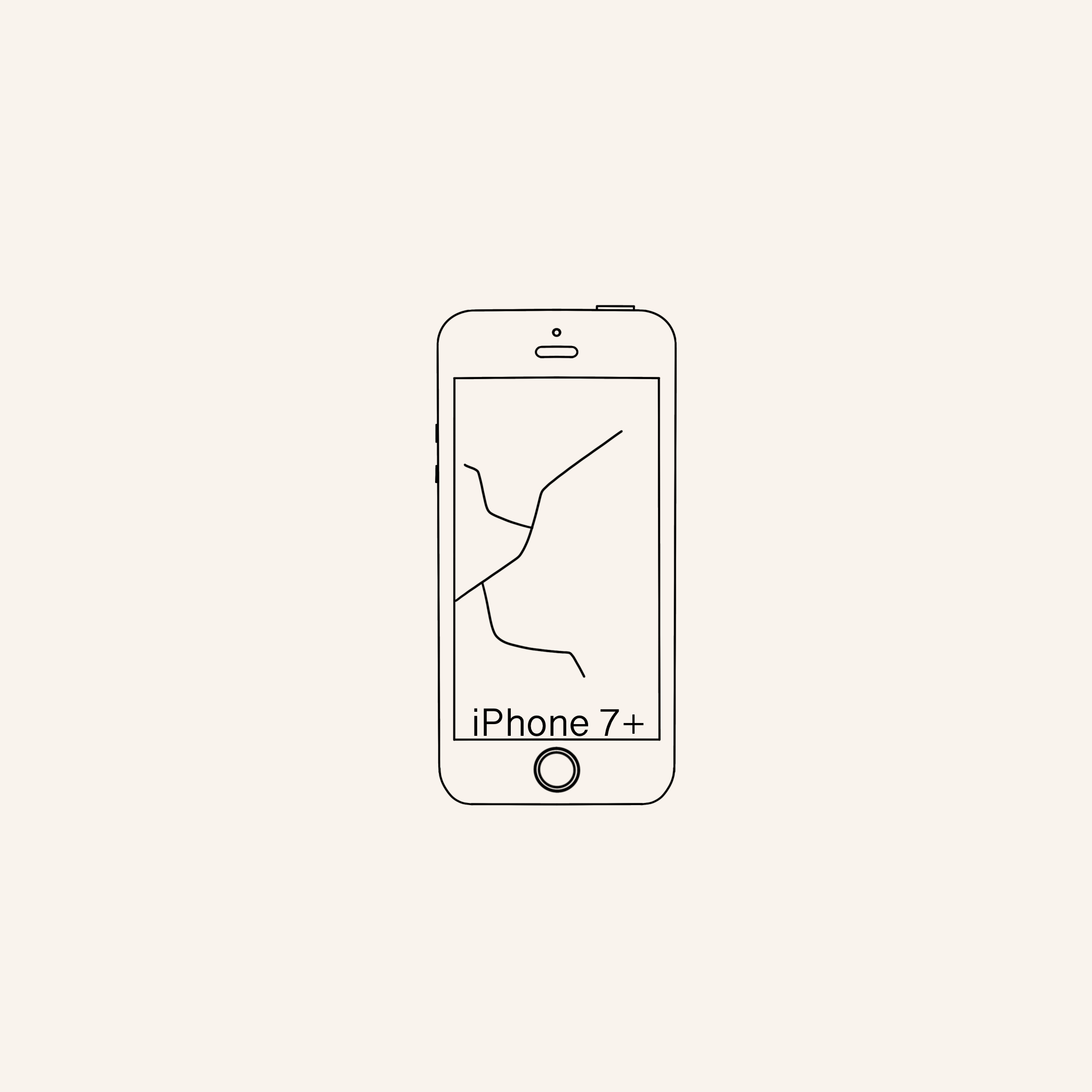 iPhone 7+ screen replacement