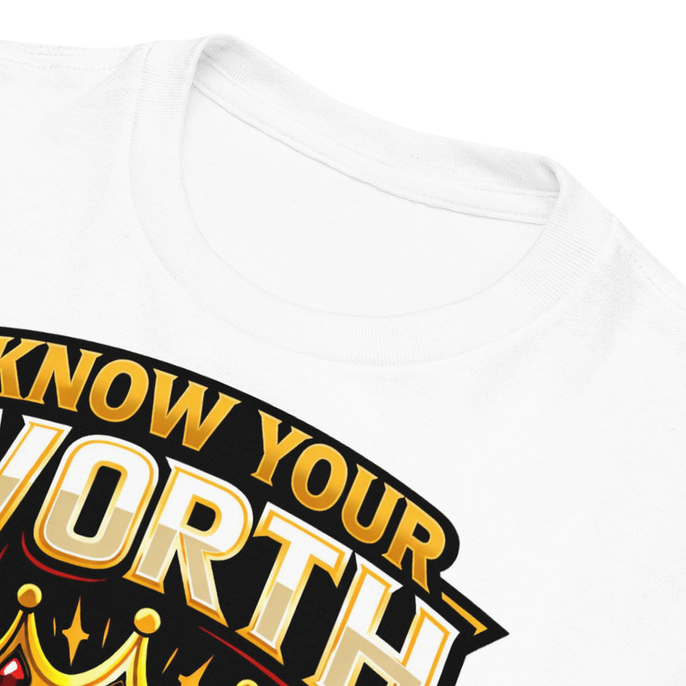 Thumbnail: KNOW YOUR WORTH, FUTURE KING  Youth classic tee
