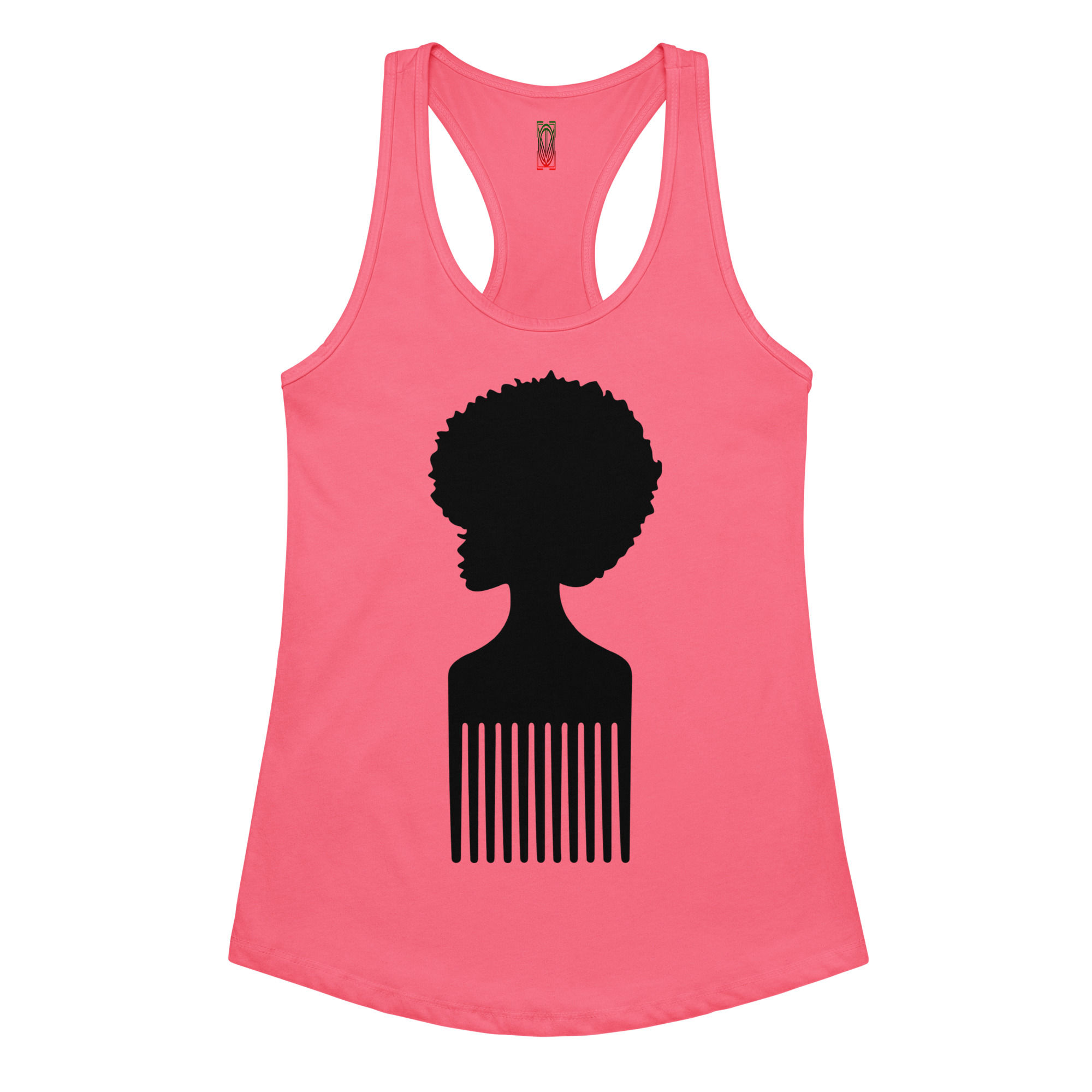 Black Matter 2  my hair my choice racerback tank top