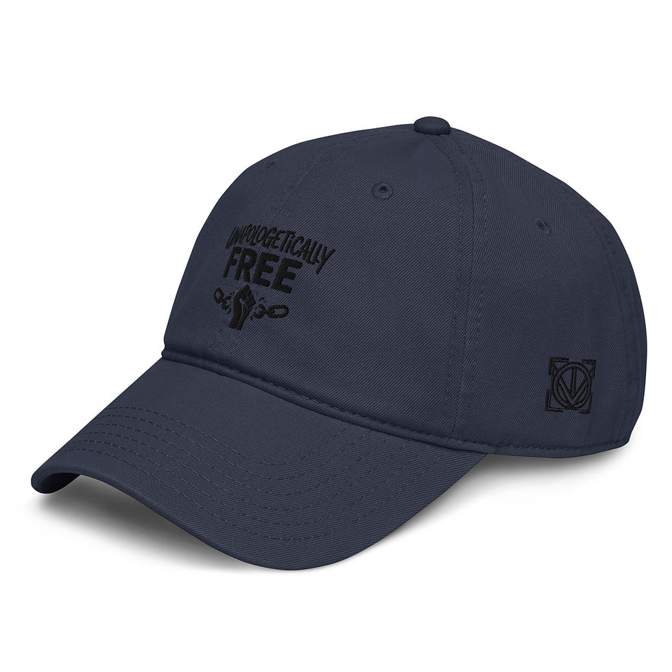Thumbnail: Unapologetically Free baseball cap Black