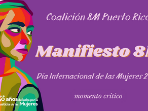 Manifiesto de la Coalición 8M de Puerto Rico 2024