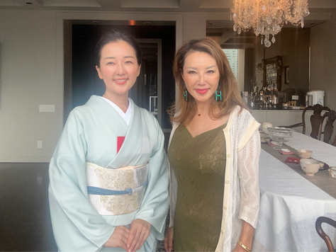 2025.08 NY 小野恵子様のご自宅にて呈茶 / A Private Tea Gathering at the New York Residence of Keiko Ono