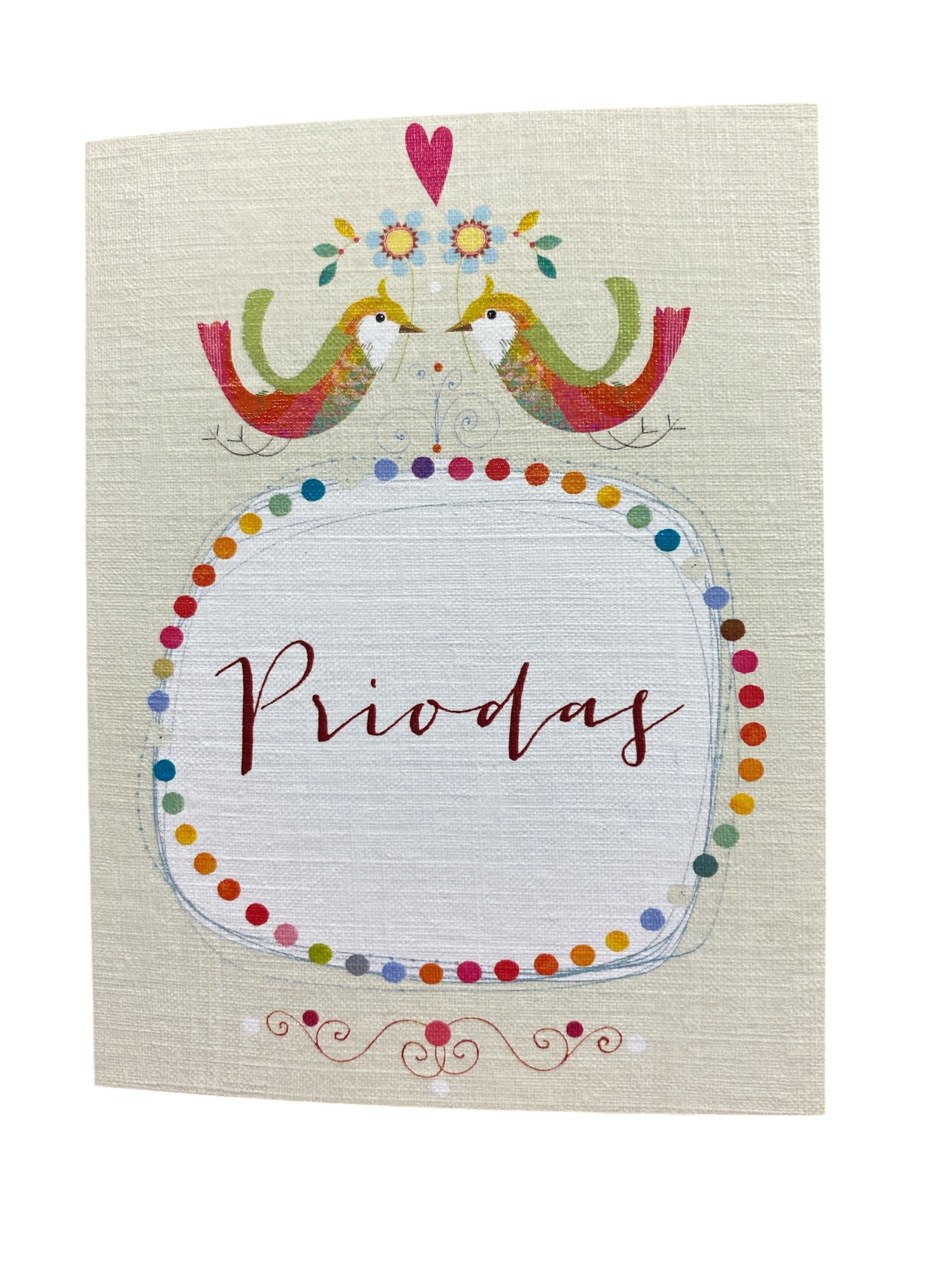 Cerdyn / Card - Priodas (Wedding in Welsh)