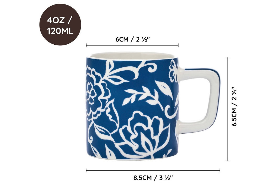 Thumbnail: Blu Fiorato Espresso Cup