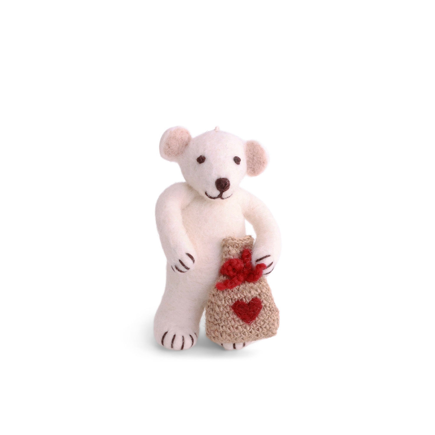 Polar Bear with Gift Bag