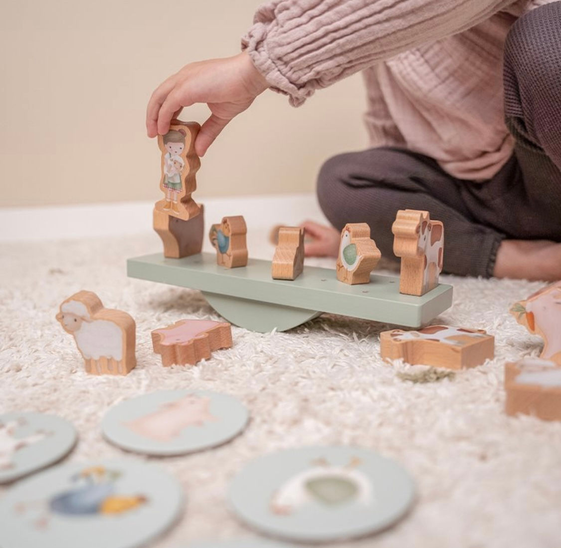 Gêm Cydbwysedd / Balance Game - Little Farm