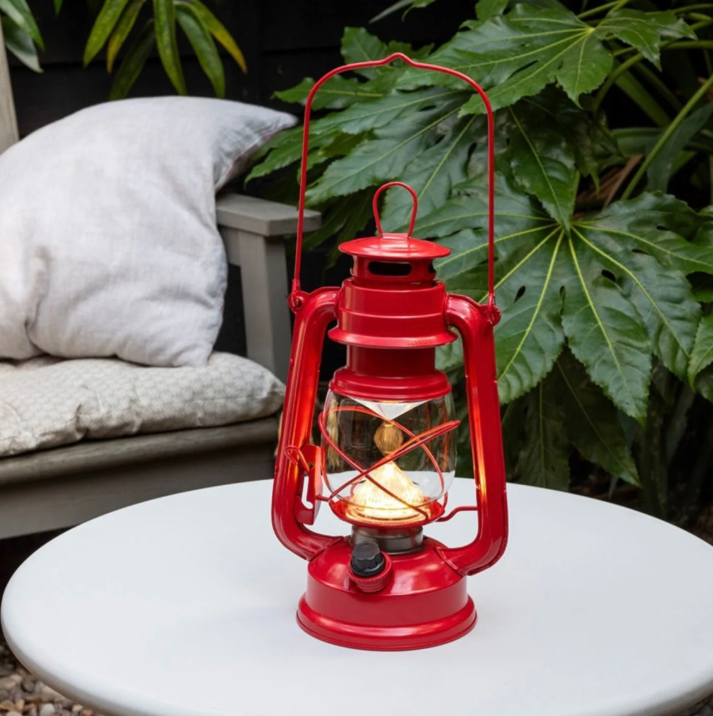 Llusern corwynt LED - Coch