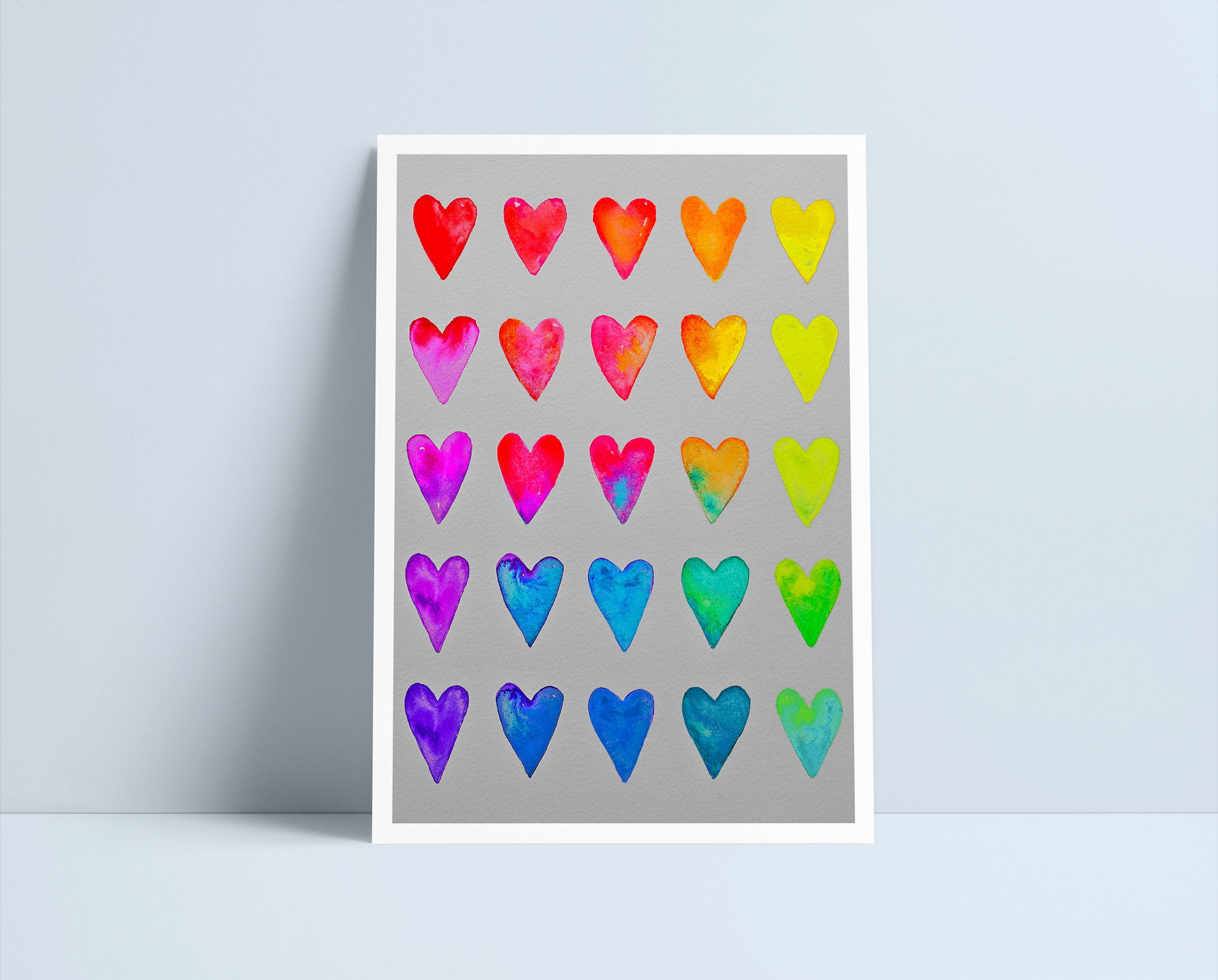 Rainbow Hearts