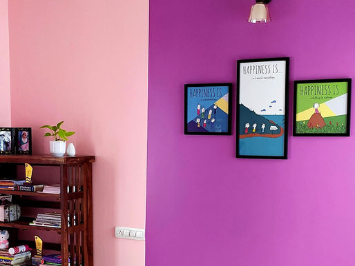 HOW TO COLOUR BLOCK A WALL