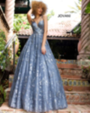 Jovani 3614 Blue/Grey