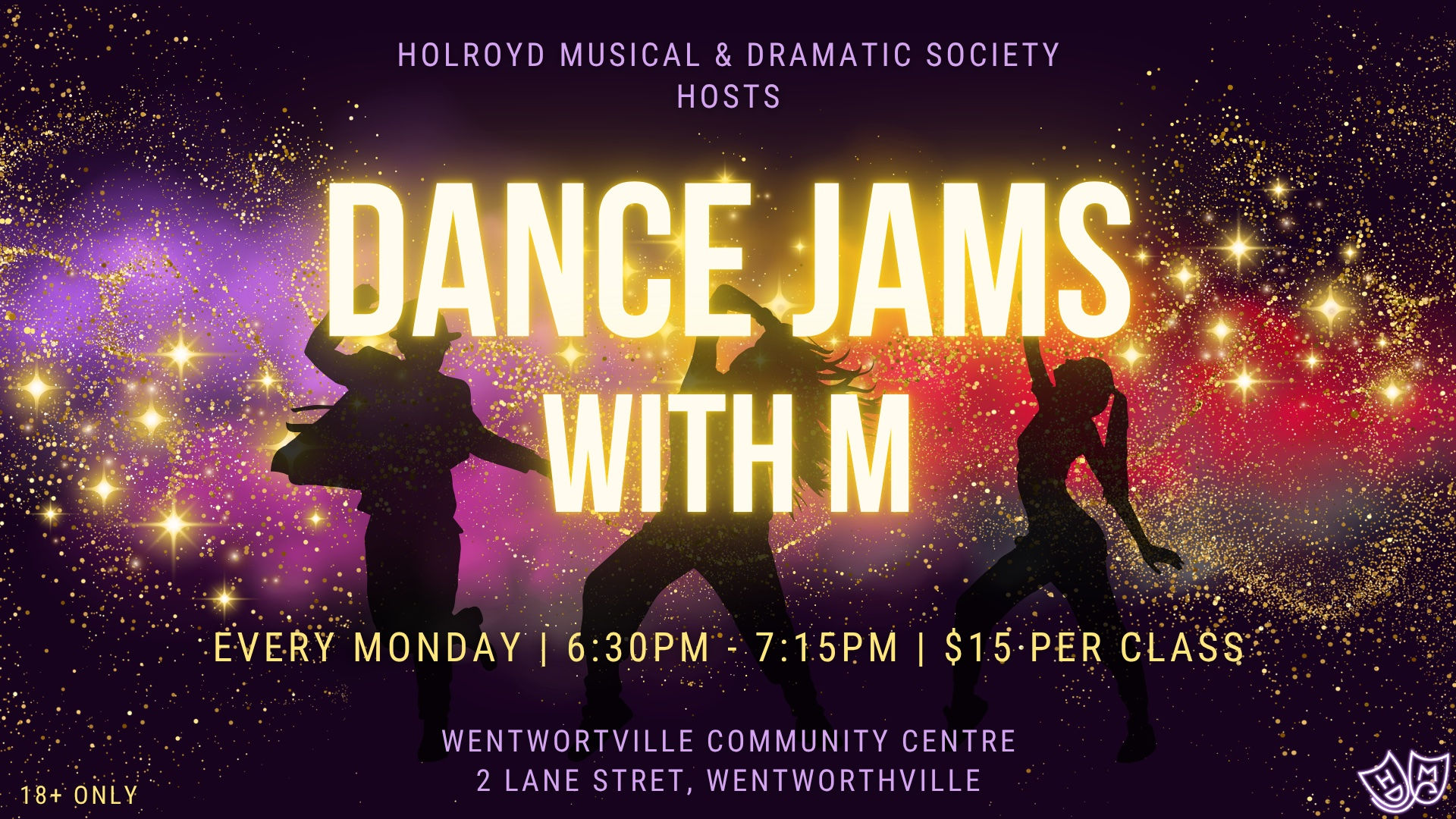 Single Session entry - Dance Jams with M Term 4 - 26 October- 30th November