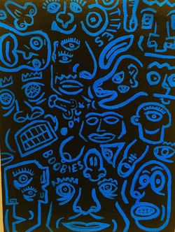 Blue Faces