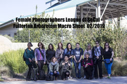 macro photoshoot at the fullerton arboretum with the female photographers league of socal