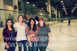 oc roller derby skate photoshoot with the female photographers league of socal