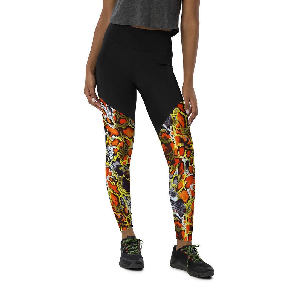 Thumbnail: FJ Afia Compression Sports Leggings
