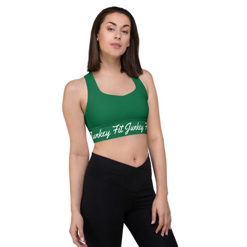 Thumbnail: Green Envy Compression Sports Bra