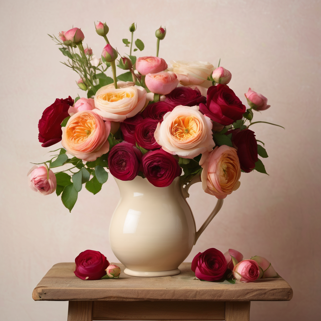 Romantic Garden Arrangement