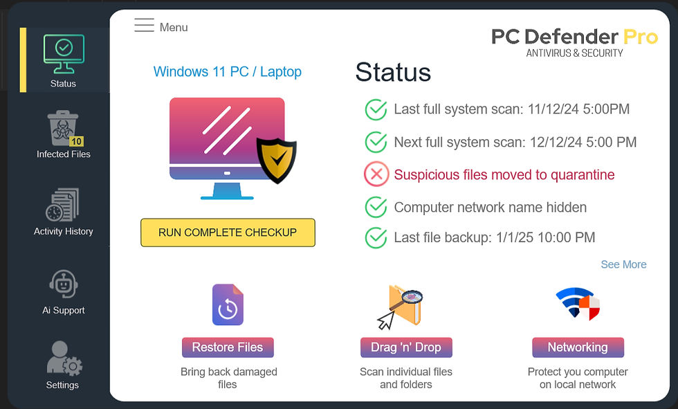 Thumbnail: PC Defender Pro Antivirus and Security