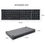 Thumbnail: Ergonomics Wireless BT Keyboard Foldable Numeric Keyboard