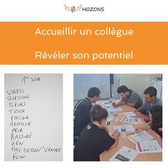 Travailleurs en ESAT participant à une formation HOZONS pour devenir parrains et marraines d'accueil.