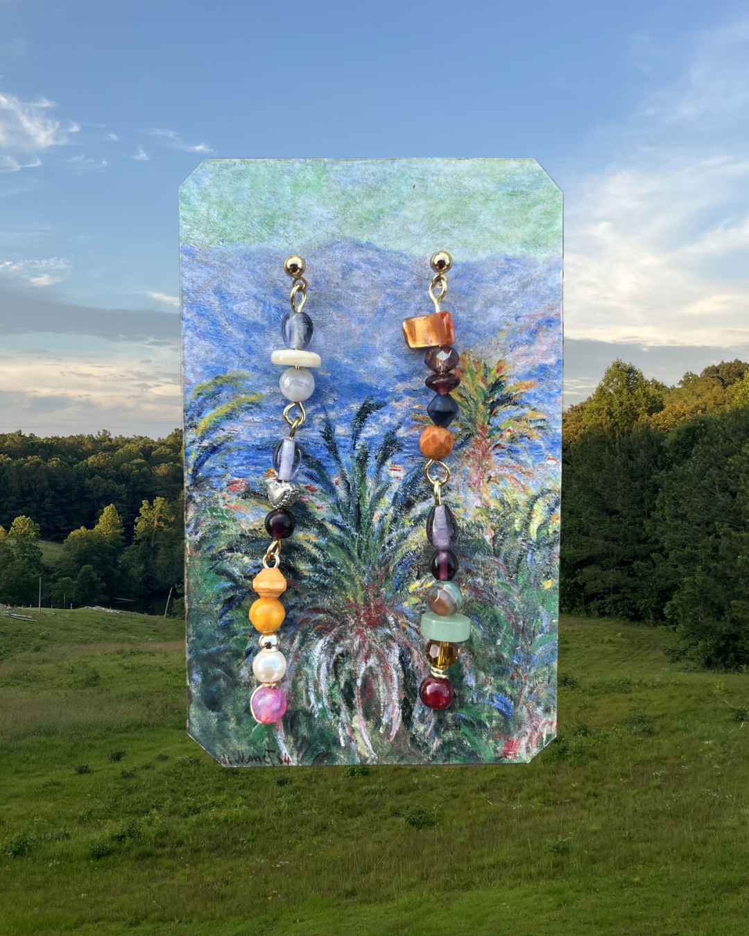 TROPICAL BEADED EARRINGS