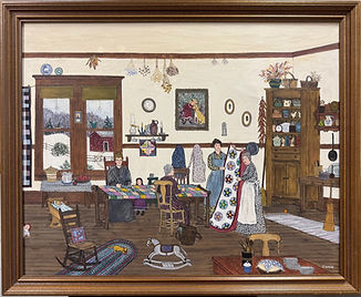 janis price quilting folk art painting