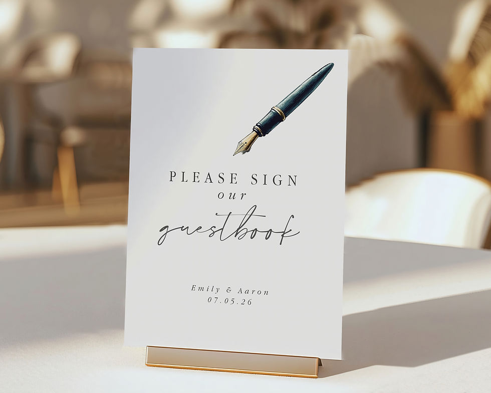 Thumbnail: wedding guestbook sign our guestbook wedding sign
