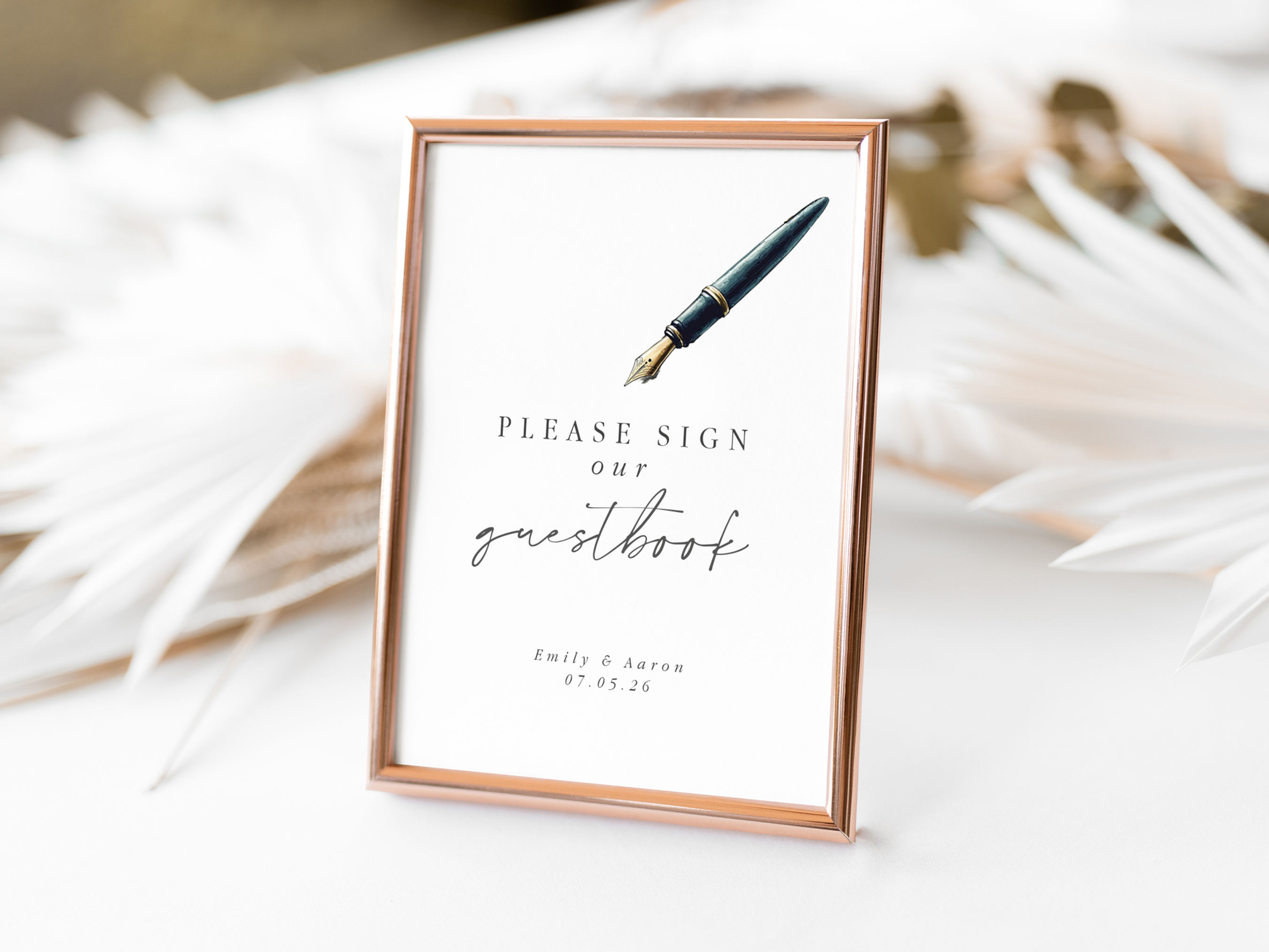 wedding guestbook sign our guestbook wedding sign