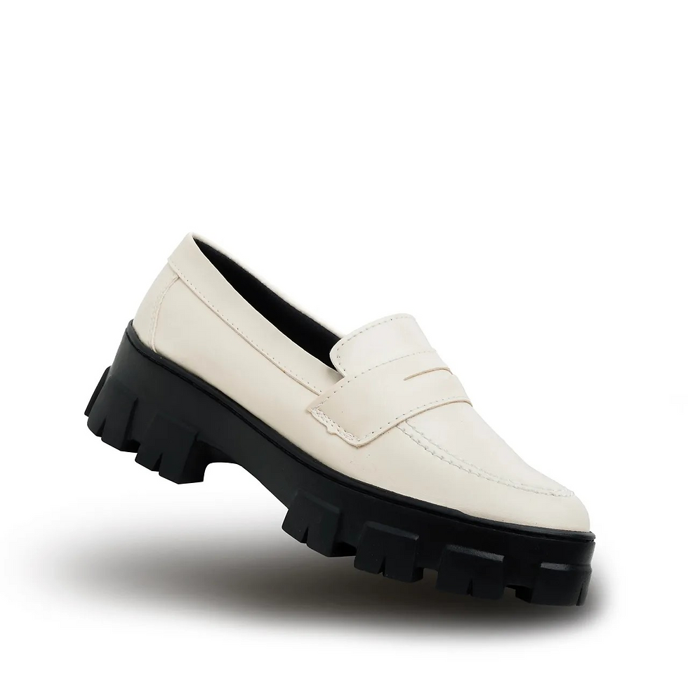 Miniatura: Mocassim Feminino Plataforma Tratorado Madonna