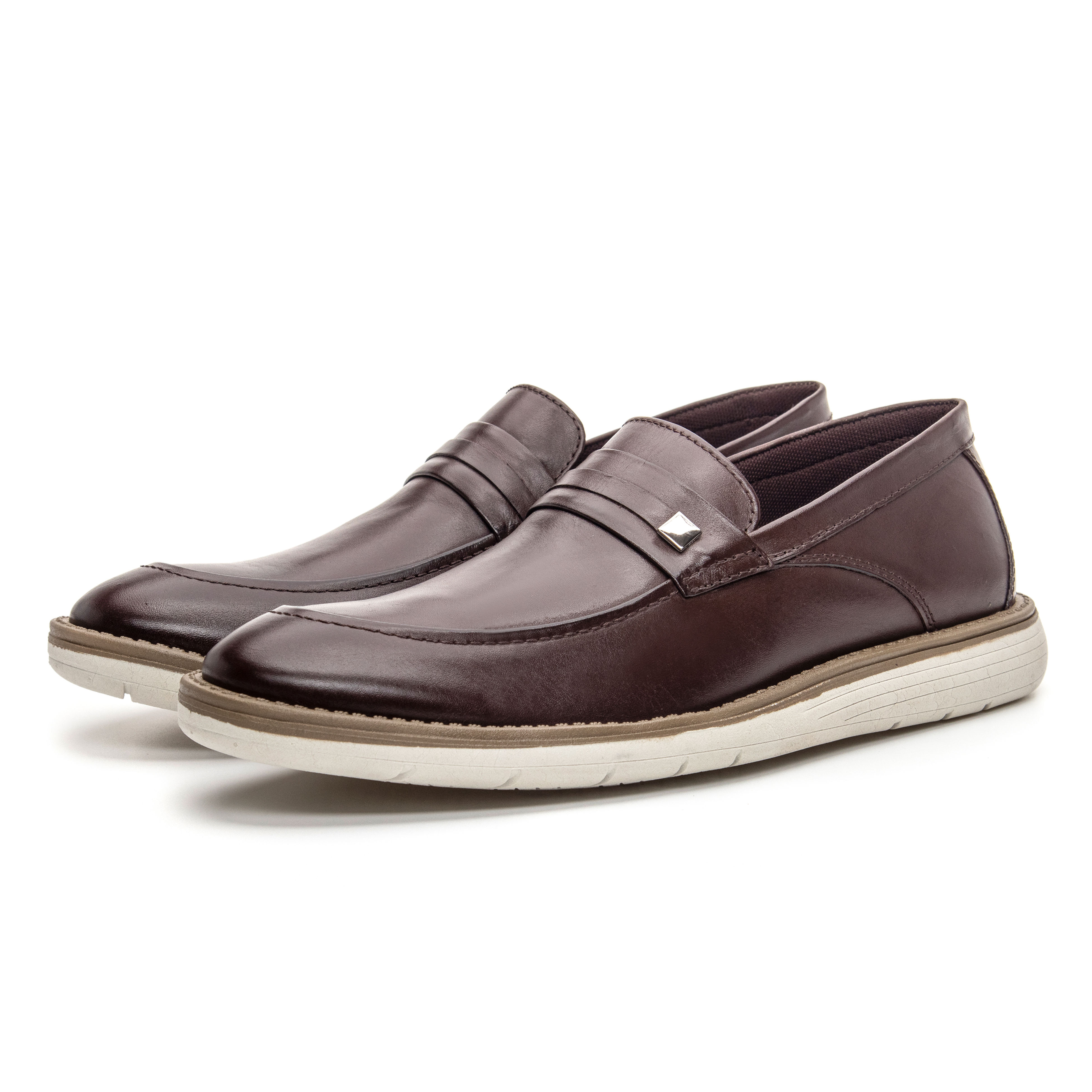 Sapato Social Loafer Masculino 5307 em Couro
