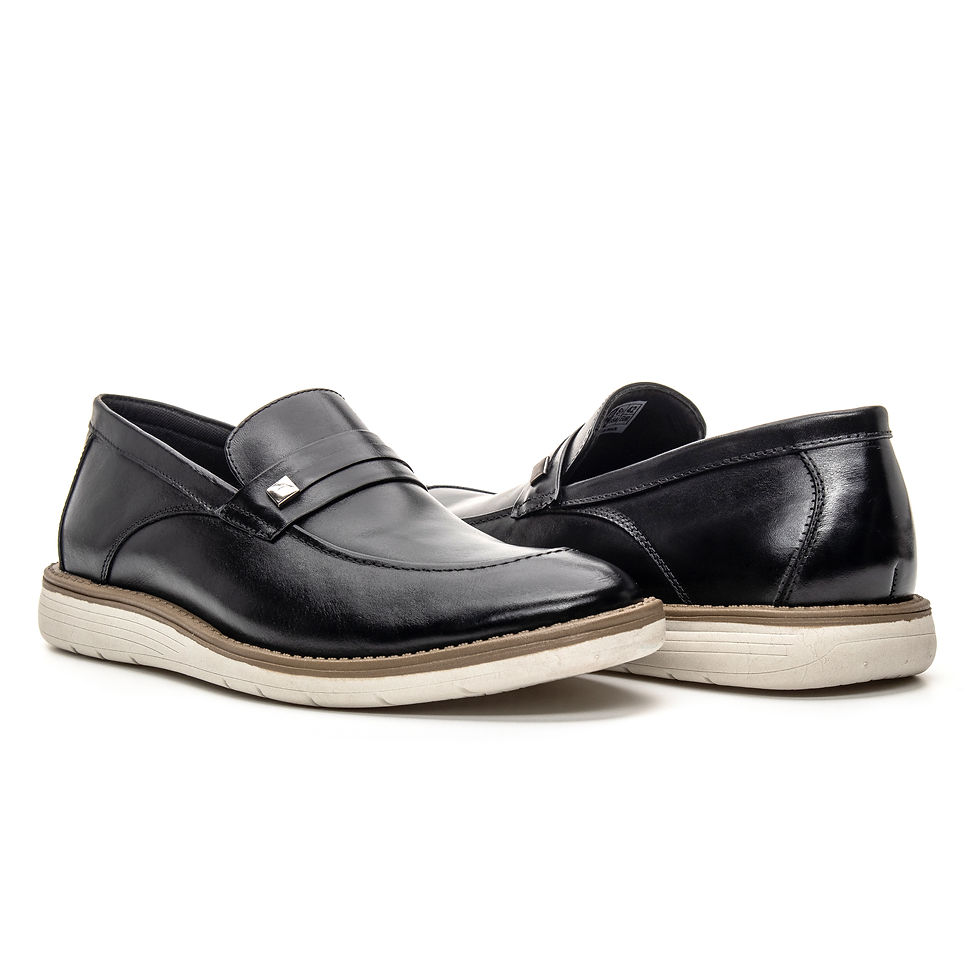 Miniatura: Sapato Social Loafer Masculino 5307 em Couro