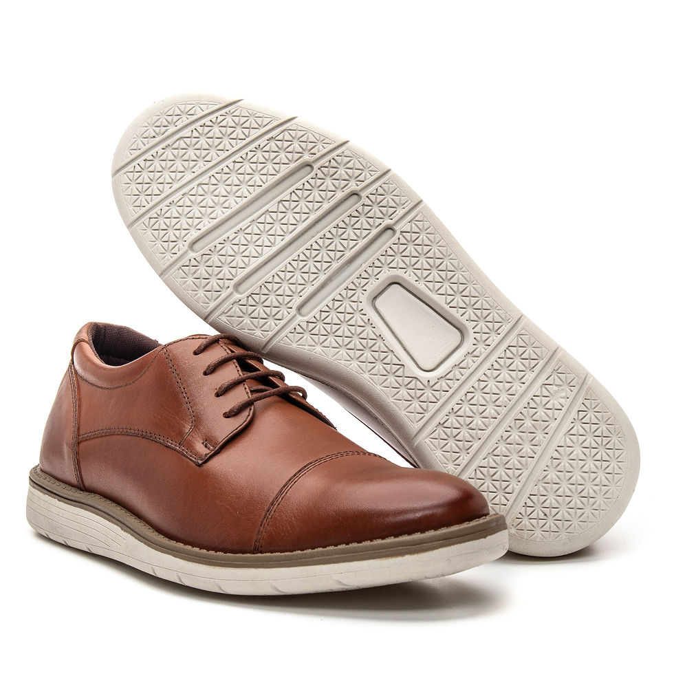 Miniatura: Sapato Social Oxford Masculino 5303 em Couro