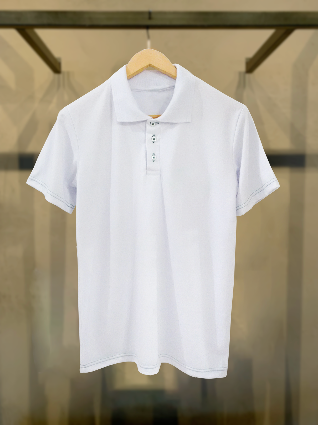 Custom - Polo 3 botões sem punhos