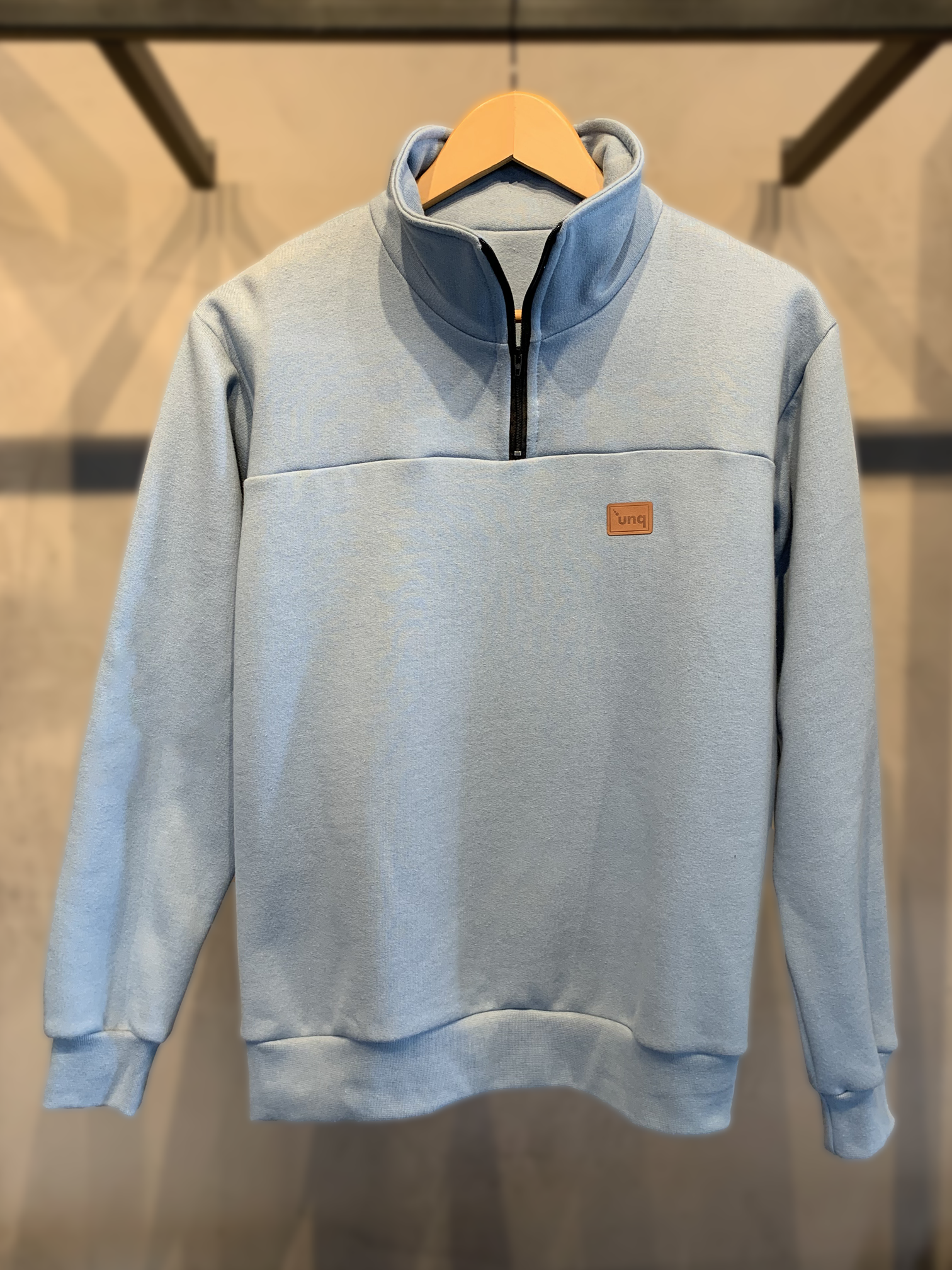 Moletom Gola Alta com meio ziper