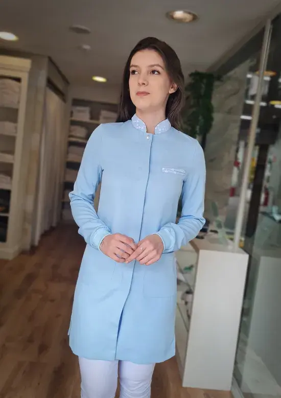 Jaleco detalhes Oxford ou Gabardine (Cód.: H017F)