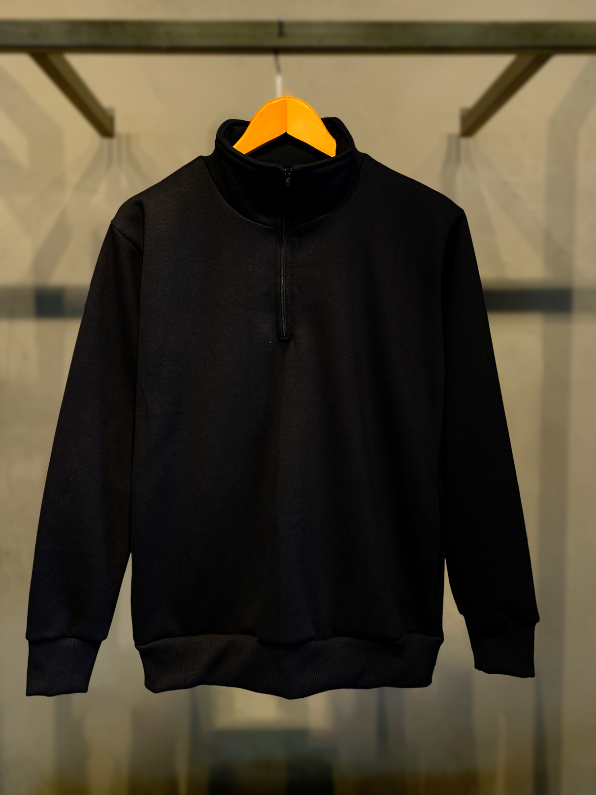 Inverno - Moletom Gola Alta zíper até o meio