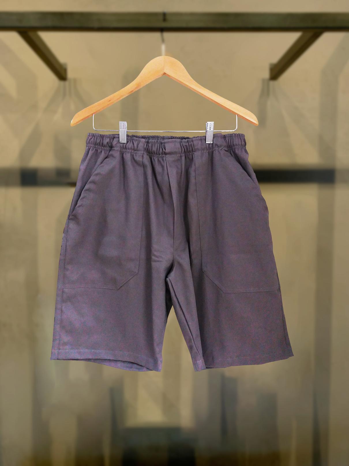 Work - Bermuda Sarja Cós Elástico