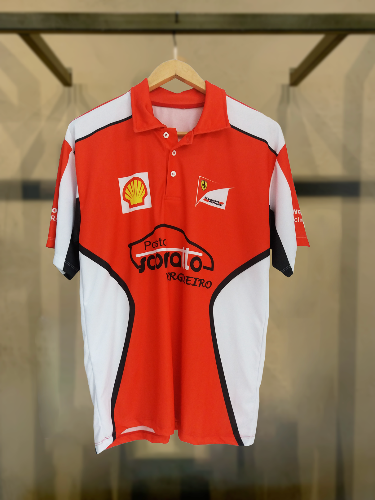 Sports - Camiseta Gola Colarinho com botões